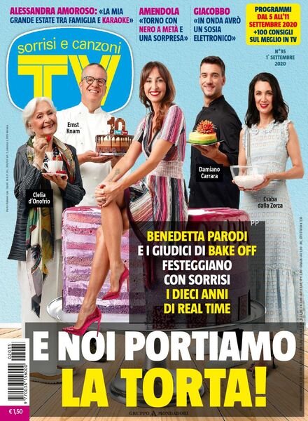 TV Sorrisi e Canzoni – 1 Settembre 2020 Cover