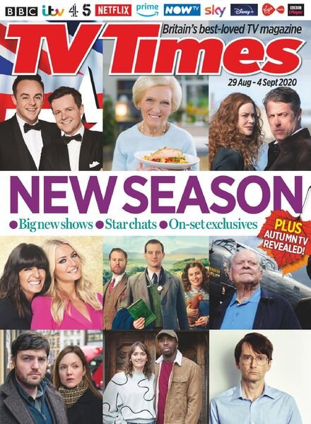 TV Times – 29 August 2020 Cover