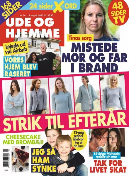Ude og Hjemme – 19 august 2020 Cover