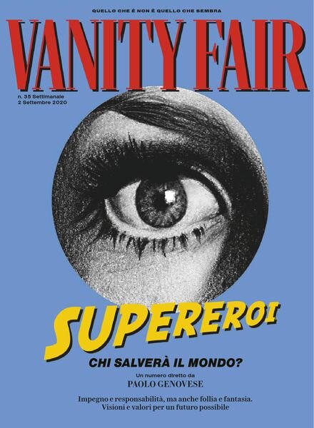 Vanity Fair Italia – 02 settembre 2020 Cover