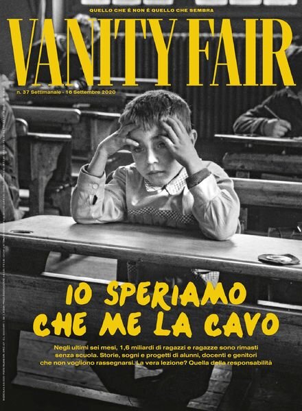 Vanity Fair Italia – 16 settembre 2020 Cover