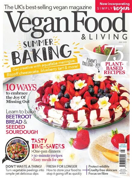 Vegan Food & Living – July 2020 Cover