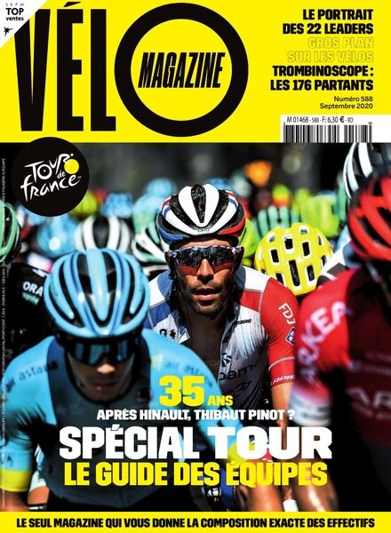 Velo Magazine – Septembre 2020 Cover