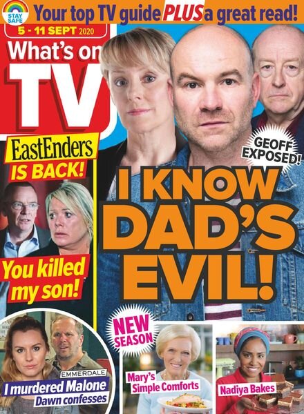 What’s on TV – 05 September 2020 Cover
