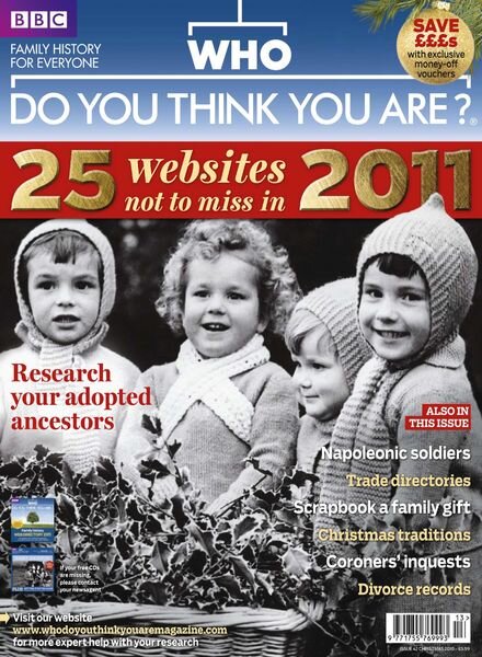 Who Do You Think You Are – Christmas 2010 Cover