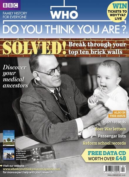 Who Do You Think You Are – February 2011 Cover