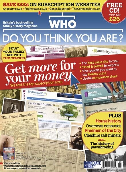 Who Do You Think You Are – January 2012 Cover
