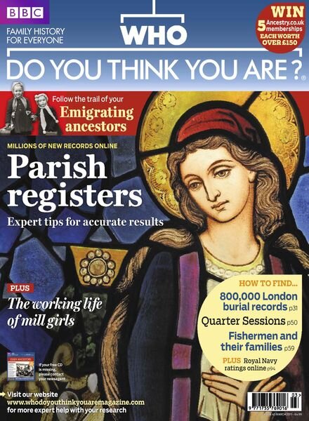 Who Do You Think You Are – March 2011 Cover