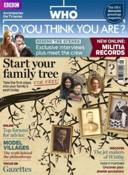 Who Do You Think You Are – September 2011