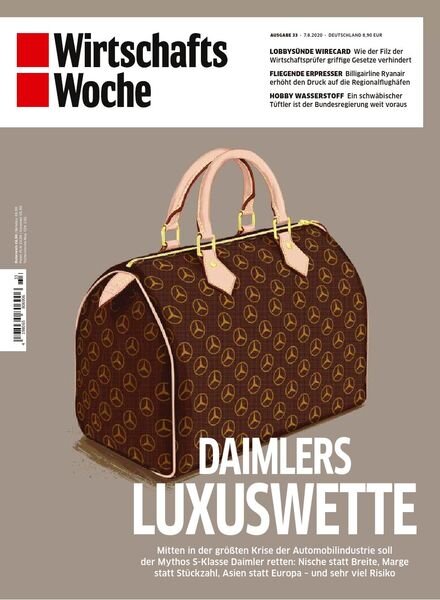 Wirtschaftswoche – 7 August 2020 Cover