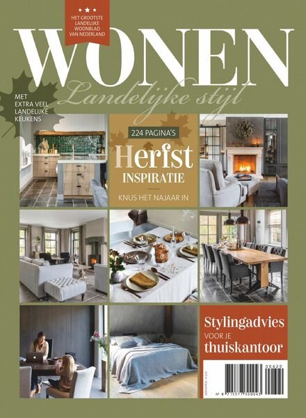 Wonen Landelijke Stijl – september 2020 Cover
