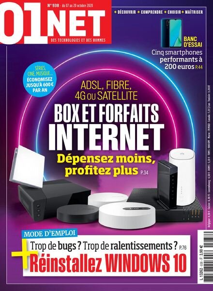 01net – 07 octobre 2020 Cover