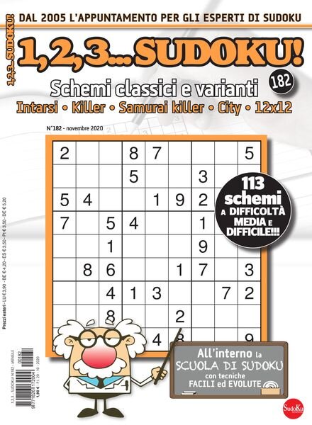123 Sudoku – Novembre 2020 Cover