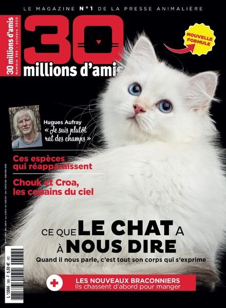30 Millions d’Amis – Octobre 2020 Cover
