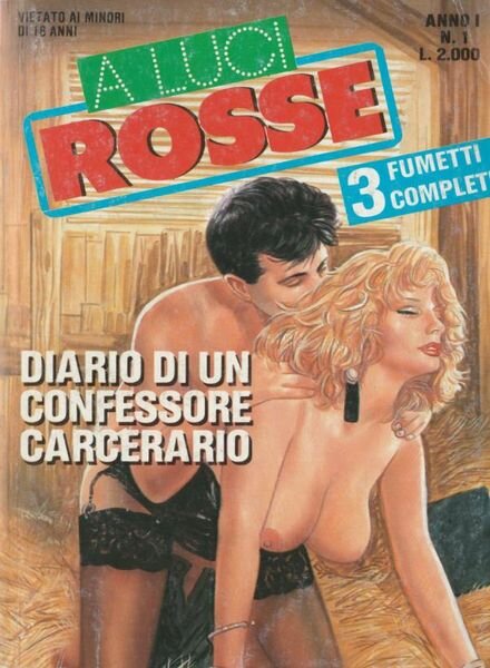 A Luci Rosse – n. 1 Cover