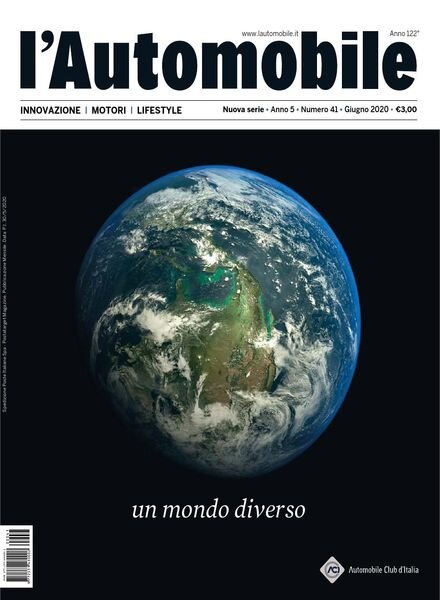 ACI l’Automobile – Giugno 2020 Cover