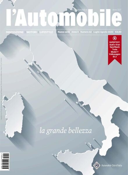 ACI l’Automobile – Luglio-Agosto 2020 Cover