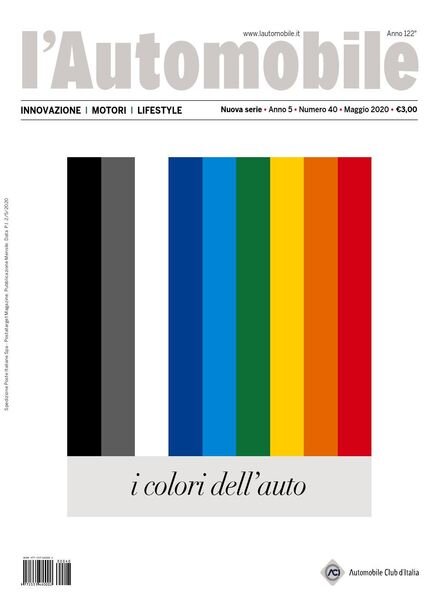 ACI l’Automobile – Maggio 2020 Cover