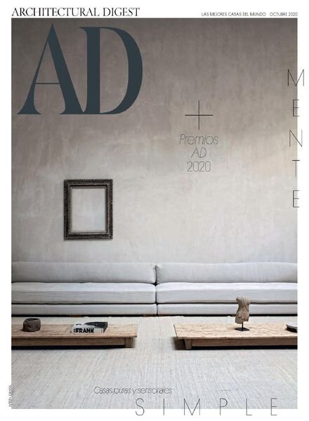 AD Architectural Digest Espana – octubre 2020 Cover