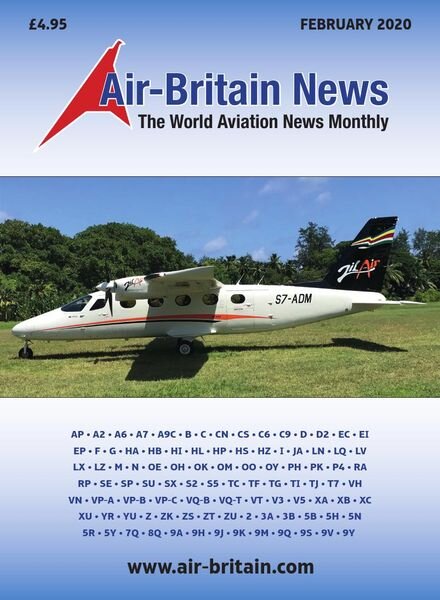 Air-Britain News – February 2020 Cover