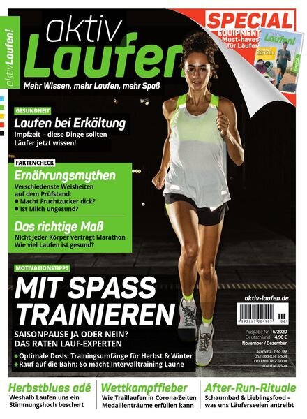 Aktiv Laufen – November-Dezember 2020 Cover
