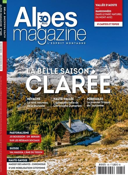Alpes Magazine – Novembre-Decembre 2020 Cover