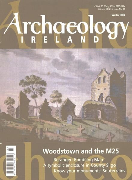 Archaeology Ireland – Winter 2004 Cover
