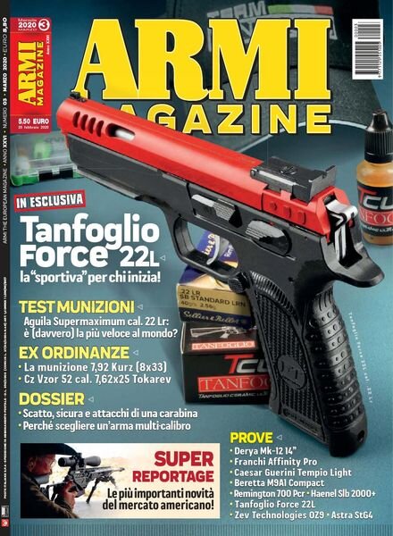 Armi Magazine – Marzo 2020 Cover