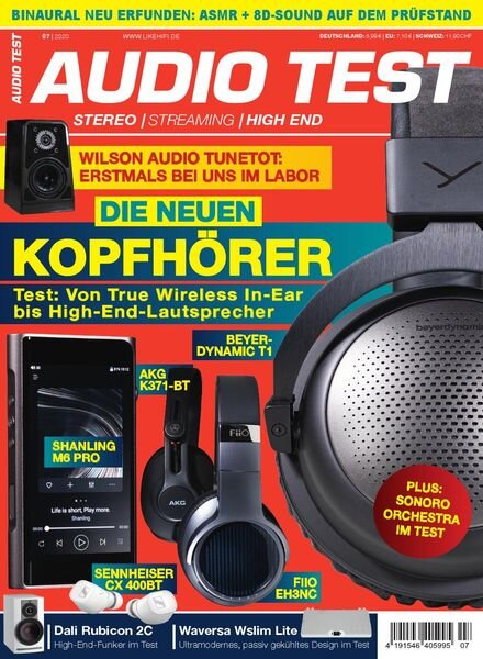 Audio Test – Nr.7 2020 Cover