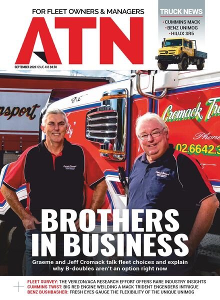 Australasian Transport News ATN – September 2020 Cover