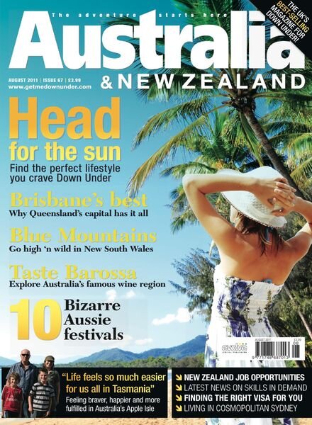Australia & New Zealand – August 2011 Cover