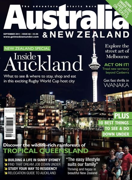 Australia & New Zealand – September 2011 Cover