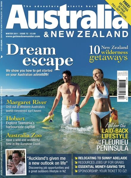 Australia & New Zealand – Winter 2011 Cover