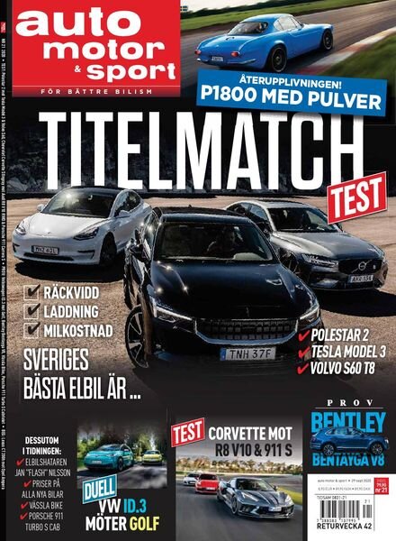 Auto Motor & Sport Sverige – 29 september 2020 Cover