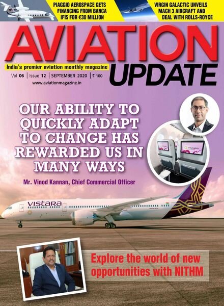 Aviation Update – September 2020 Cover