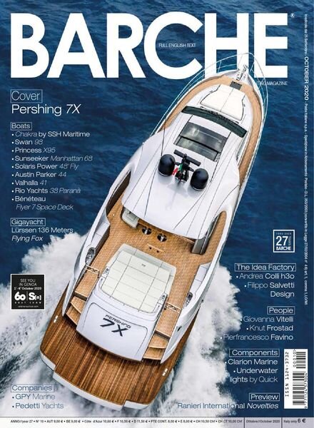 Barche Magazine – Ottobre 2020 Cover