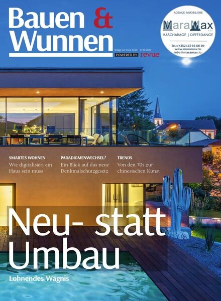 Bauen & Wunnen – 2020 Cover