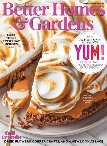 Better Homes & Gardens USA – November 2020 Cover