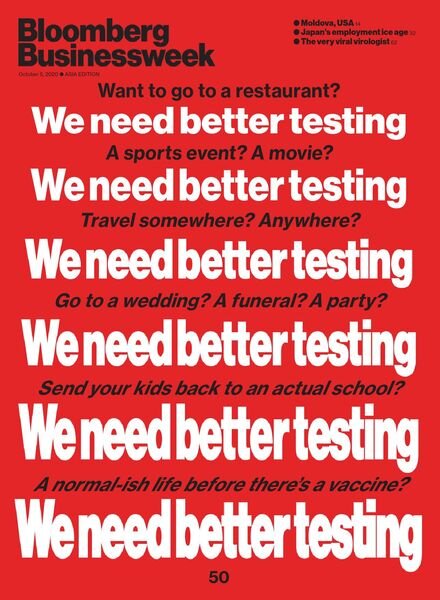 Bloomberg Businessweek Asia Edition – 05 October 2020 Cover