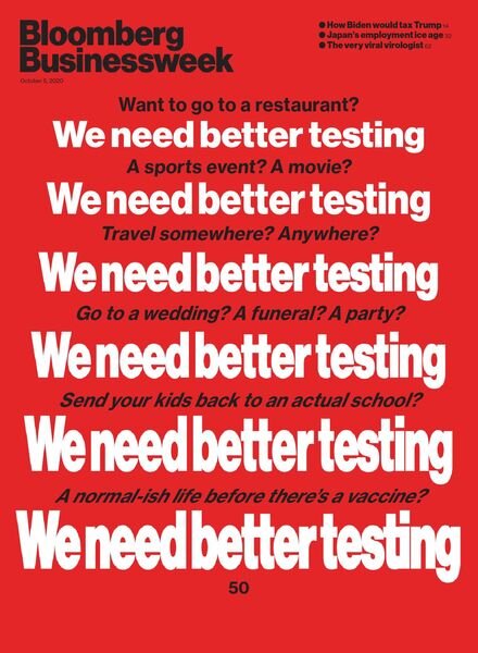 Bloomberg Businessweek USA – October 05, 2020 Cover