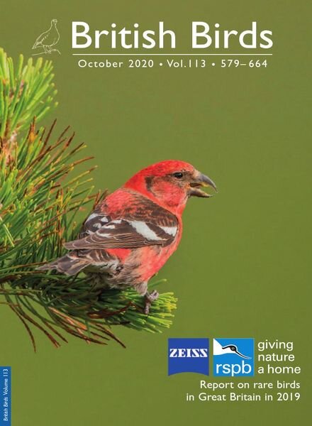 British Birds – October 2020 Cover