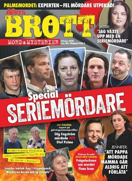 Brott mord och mysterier – september 2020 Cover