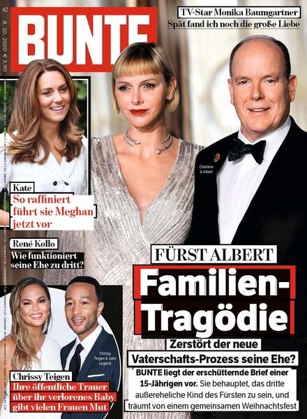 Bunte – 8 Oktober 2020 Cover