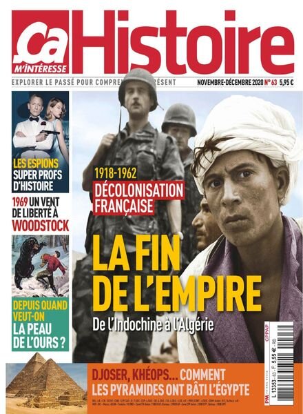 ca M’Interesse Histoire – Novembre-Decembre 2020 Cover