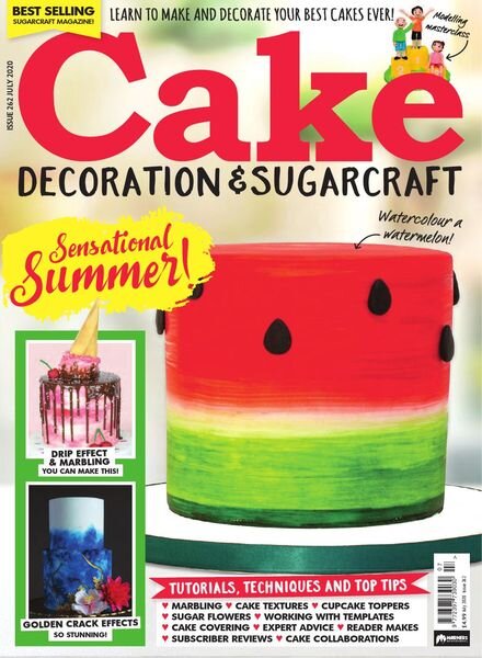 Cake Decoration & Sugarcraft – July 2020 Cover