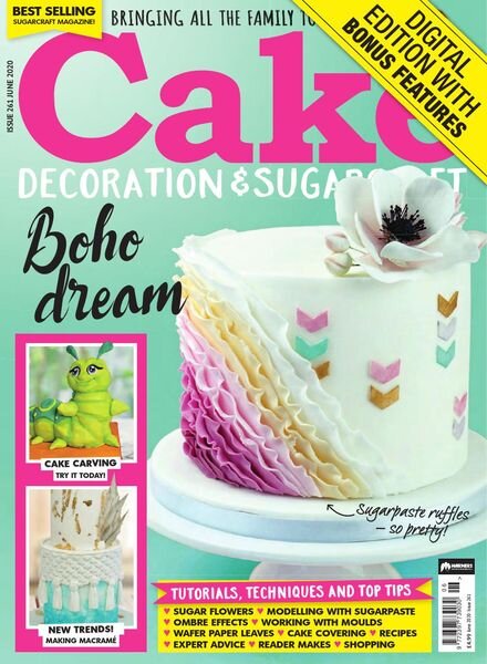Cake Decoration & Sugarcraft – June 2020 Cover