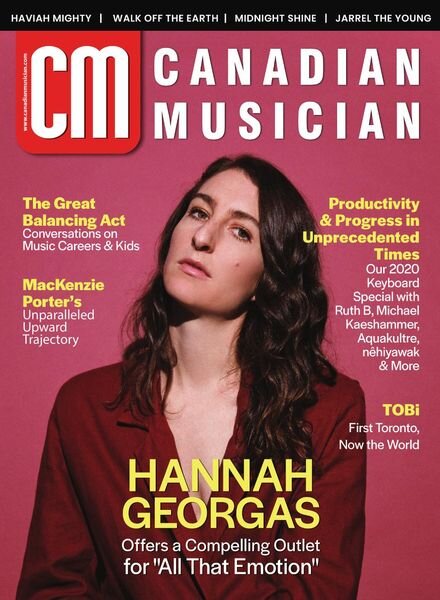 Canadian Musician – September-October 2020 Cover