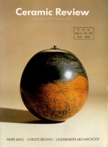 Ceramic Review – January-February 1990 Cover