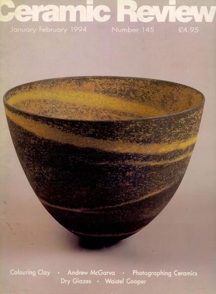 Ceramic Review – January-February 1994 Cover