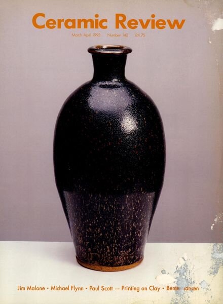 Ceramic Review – March-April 1993 Cover